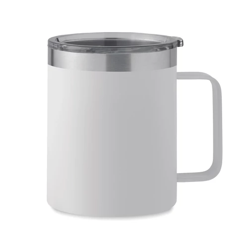 INARI Duplafalú bögre 300 ml, fehér