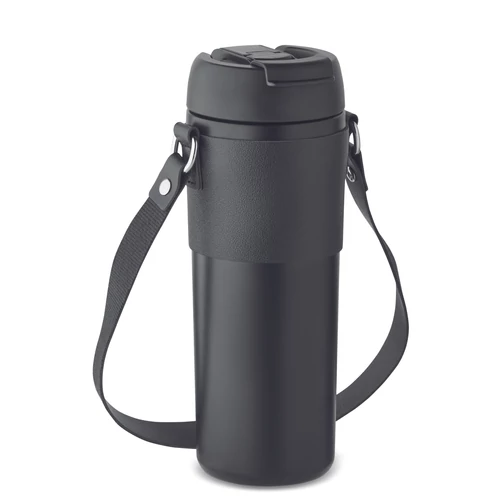 Aira Duplafalú pohár, 700 ml, fekete