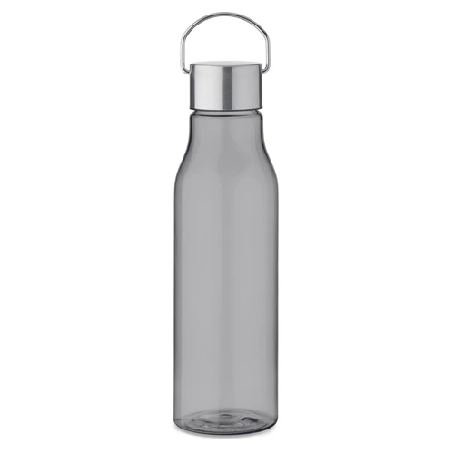 VERNAL RPET palack, acél fedél 600 ml, áttetsző szürke
