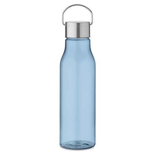 VERNAL RPET palack, acél fedél 600 ml, áttetsző világoskék