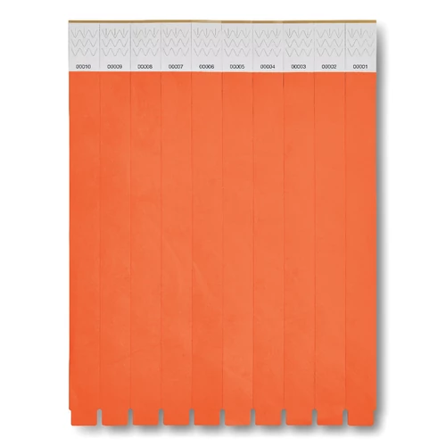 TYVEK Tyvek® rendezvény karszalag ív, narancssárga
