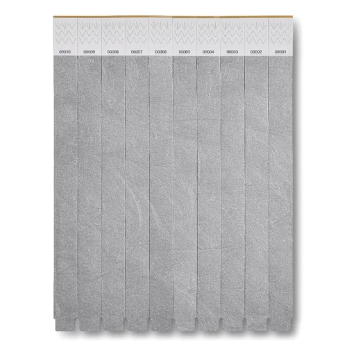 TYVEK Tyvek® rendezvény karszalag ív, ezüst