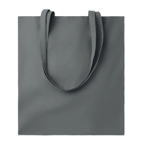 COTTONEL COLOUR + Pamut bevásárlótáska, 140 g., sötétszürke