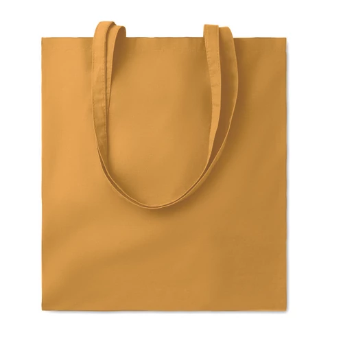 COTTONEL COLOUR + Pamut bevásárlótáska, 140 g, ochre