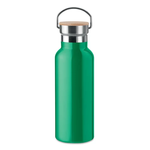 HELSINKI Duplafalú termosz, 500 ml, zöld