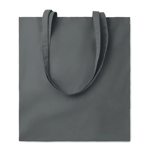 COTTONEL COLOUR ++ Pamut bevásárlótáska, 180 g., sötétszürke