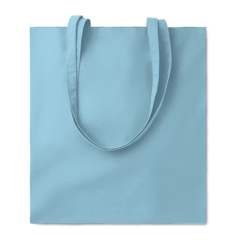 COTTONEL COLOUR++ Pamut bevásárlótáska, 180 g, babakék