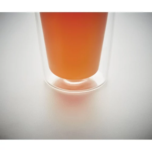 BIELO TUMBLER Hőálló üveg pohár, 350 ml, fekete