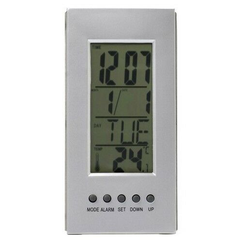 Asztali ébresztőóra/hőmérő/naptár