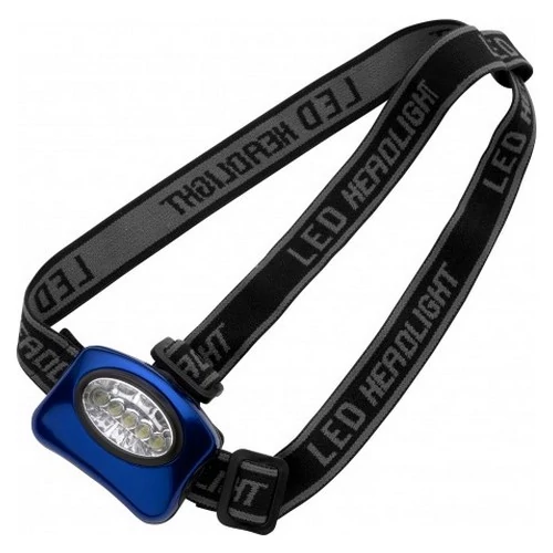 Fejlámpa 5 LED-es, kék