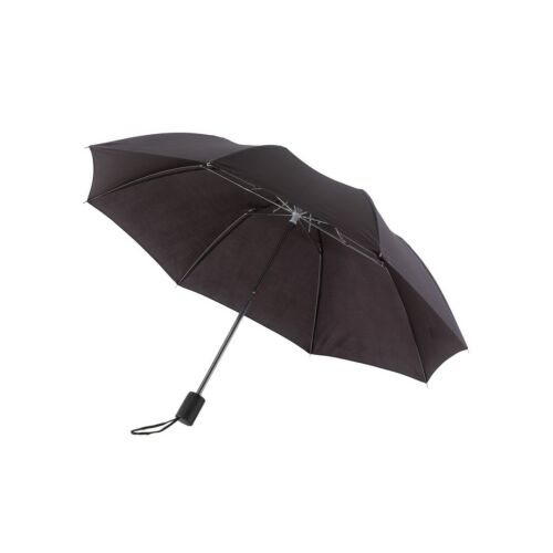 REGULAR összecsukható mechanikus esernyő, fekete