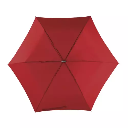 FLAT szuper mini alumínium összecsukható esernyő, sötétvörös