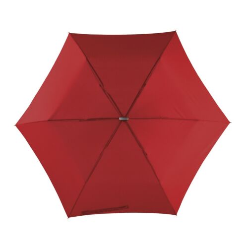 FLAT szuper mini alumínium összecsukható esernyő, sötétvörös