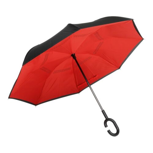 FLIPPED esernyő, fekete, piros