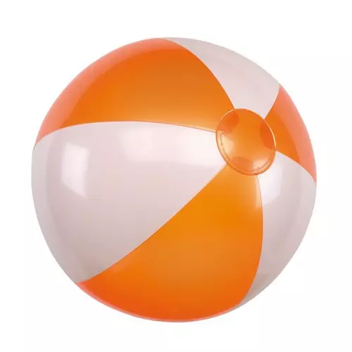 ATLANTIC felfújható strandlabda, fehér, narancssárga