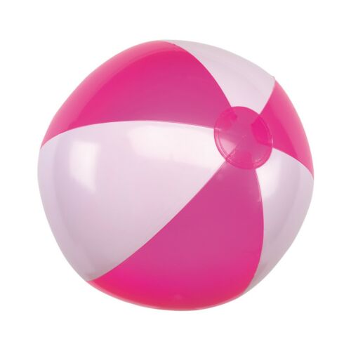 ATLANTIC felfújható strandlabda, fehér, rózsaszín