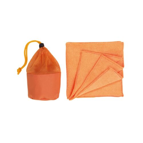 CLEANER mikro szálas törlőkendő, narancssárga