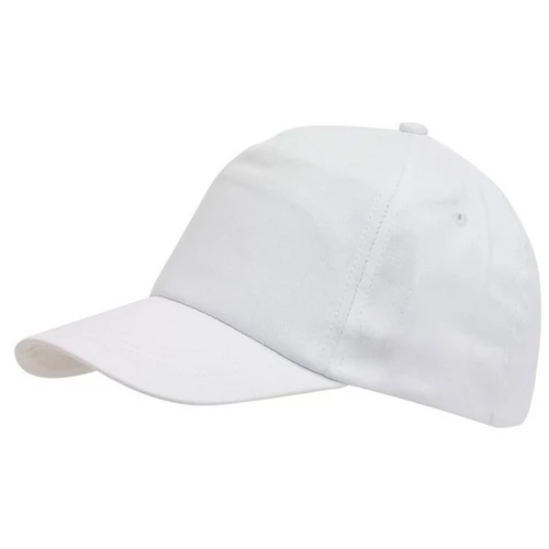 FAVOURITE 5 paneles baseball sapka, fehér
