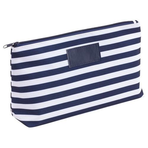 STRIPY piperetáska, kék, fehér
