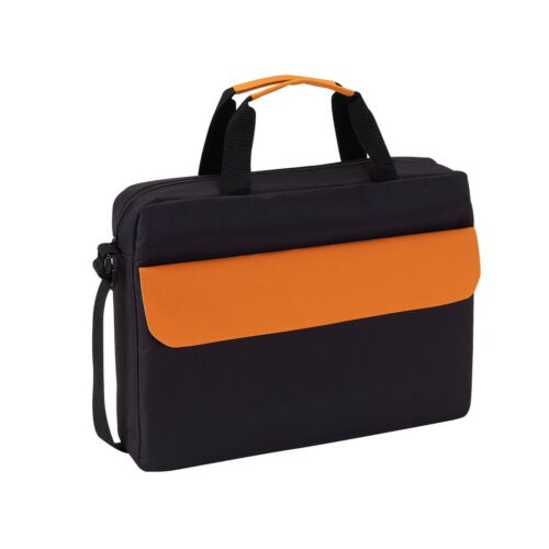 BRISTOL konferencia táska, fekete, narancssárga