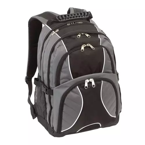 HYPE laptop tárolós hátizsák, szürke, fekete