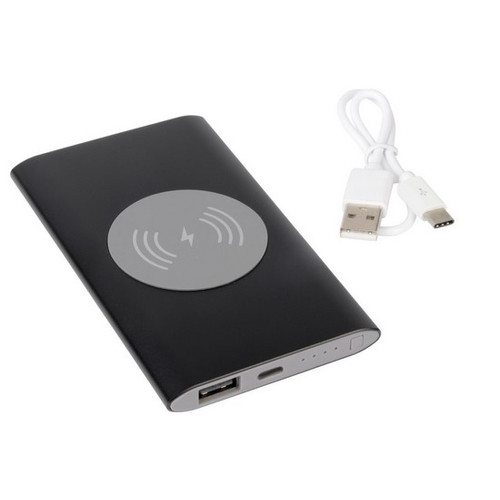 WIRELESS POWER powerbank, fekete