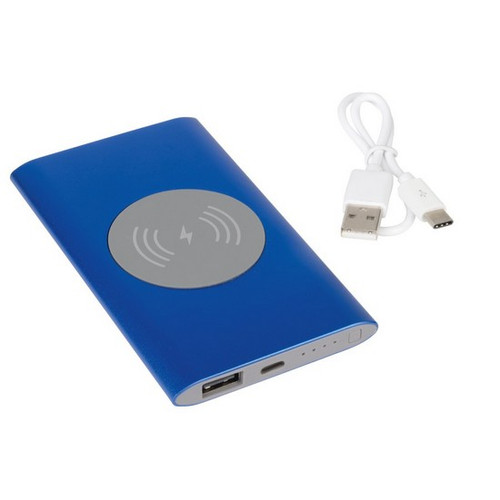 WIRELESS POWER powerbank, kék