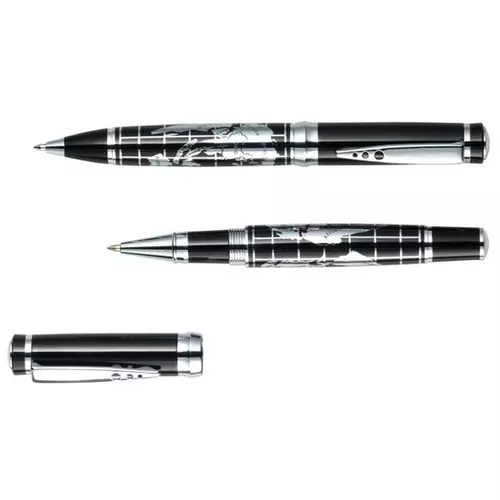 INTERCONTINENTAL toll szett, fekete, ezüst