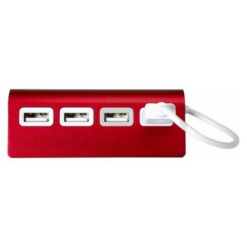USB elosztó, piros