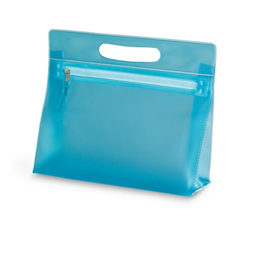 MOONLIGHT Átlátszó kozmetikai táska, kék