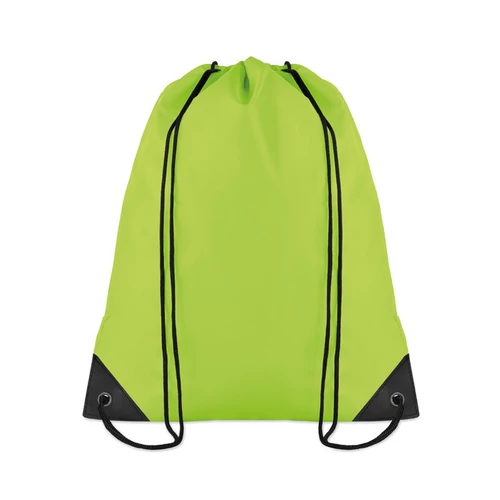 SHOOP 190T poliészter tornazsák, lime