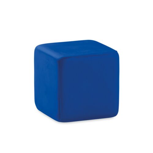 SQUARAX Kocka alakú stresszlabda, kék
