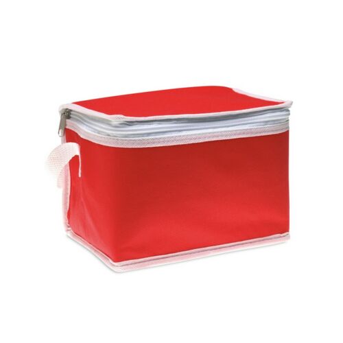 PROMOCOOL Hűtőtáska 6 db üdítősdobozhoz, piros
