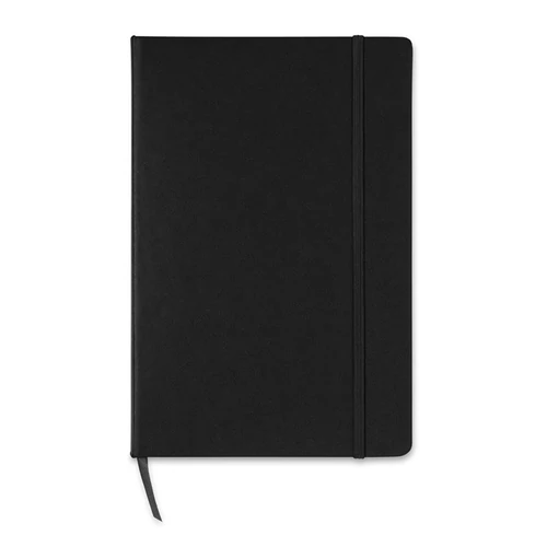 SQUARED A5-ös négyzetrácsos notesz, fekete