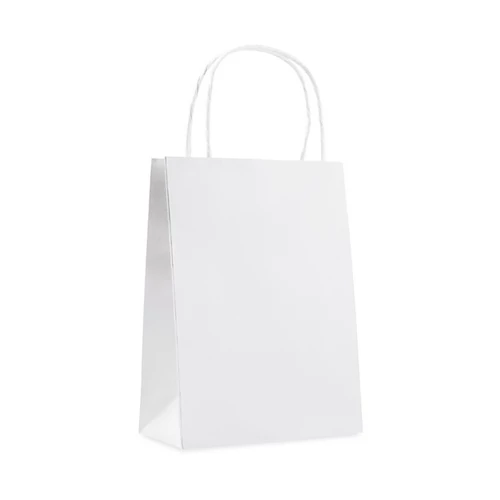 PAPER SMALL Papír ajándéktáska. Kicsi, fehér