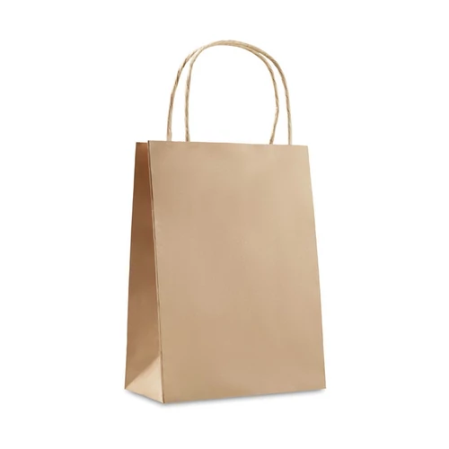 PAPER SMALL Kis papír ajándéktasak 150 g, bézs