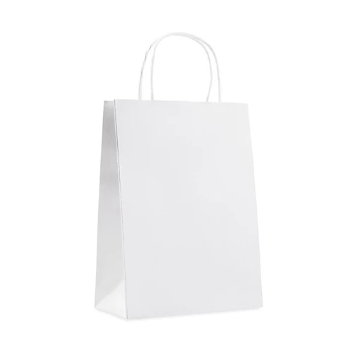 PAPER MEDIUM Köz. papír ajándéktasak 150 g, fehér