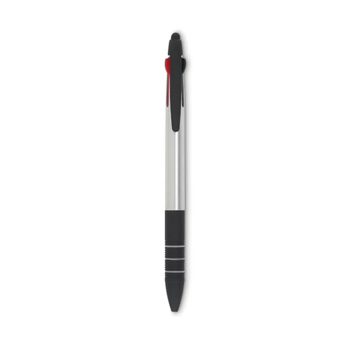 MULTIPEN 3 színű toll érintőheggyel, ezüst