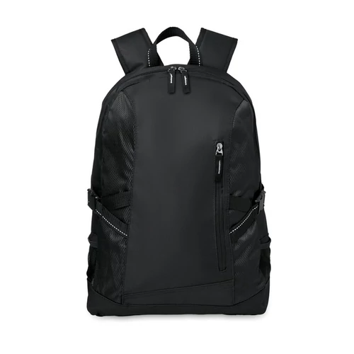 TECNOTREK Poliészter laptop hátitáska, fekete