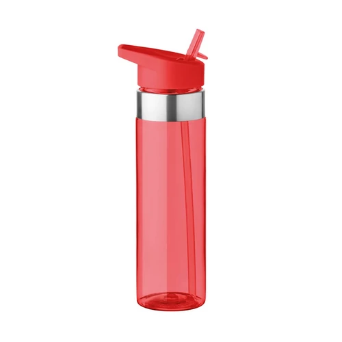 SICILIA Tritán kulacs, 650 ml, áttetsző piros