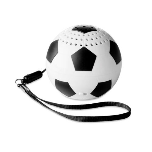 FIESTA Futball labda alakú hangszóró, fehér/fekete