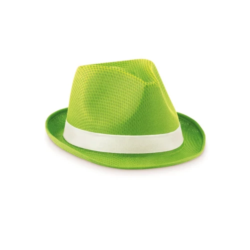 WOOGIE Színes poliészter kalap, lime
