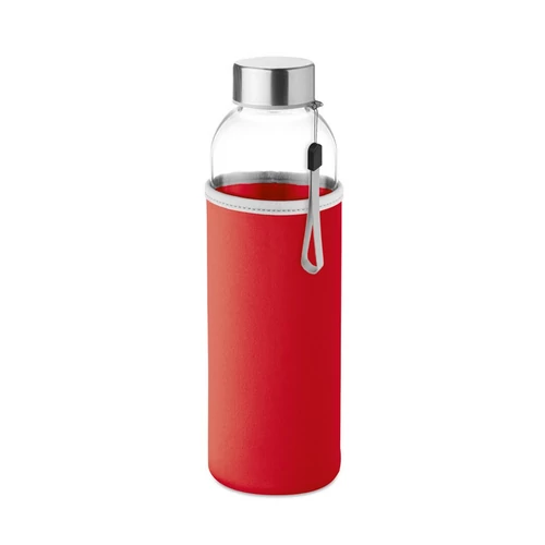 UTAH GLASS Üveg palack 500 ml, piros