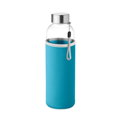 UTAH GLASS Üveg palack 500 ml, türkiz