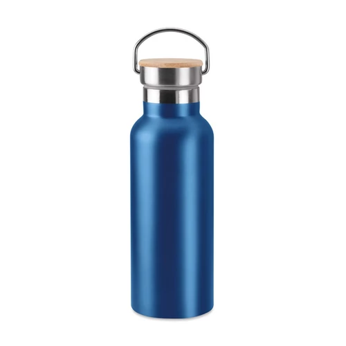 HELSINKI Duplafalú termosz, 500 ml, kék