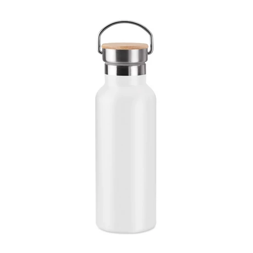 HELSINKI Duplafalú termosz, 500 ml, fehér