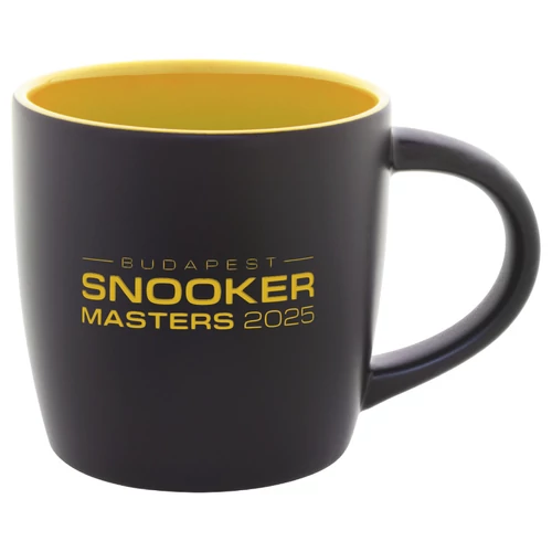 Budapest Snooker Masters bögre, sárga