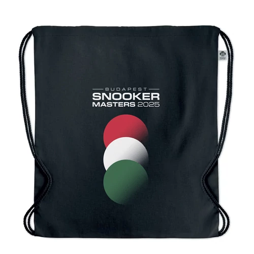 Budapest Snooker Masters tornazsák, fekete