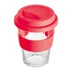 Üvegpohár, 300 ml, piros